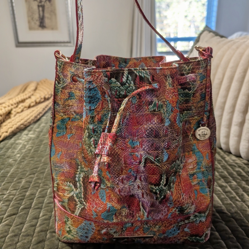 Brahmin Marlowe Reservoir Melbourne Bucket Shoulder Bag